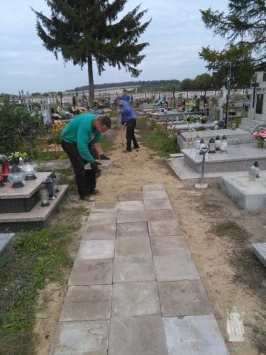 Prace na cmentarzu - IX-X 2017