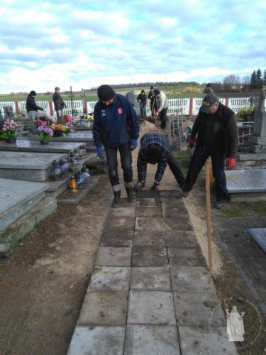 Prace na cmentarzu - IX-X 2017